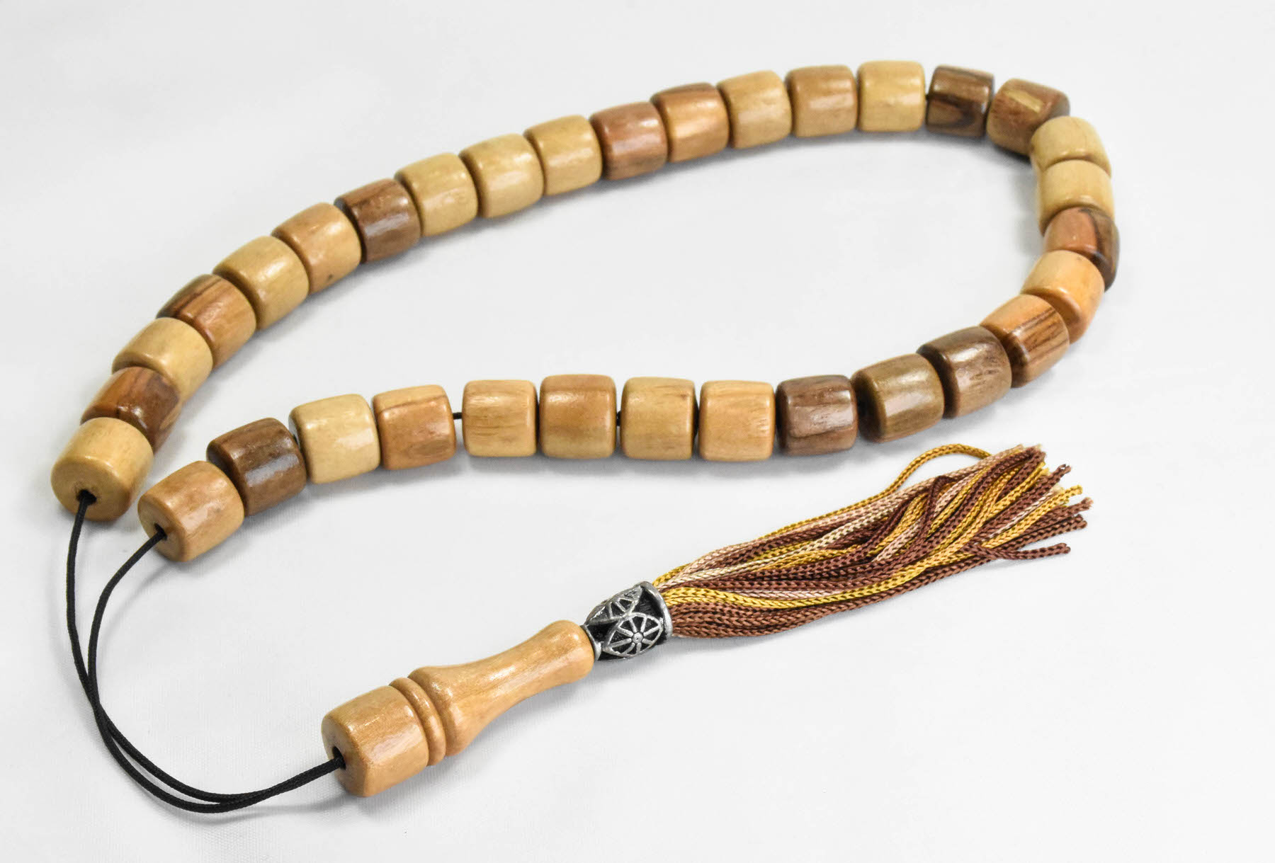 Olive Wood Worrybead 